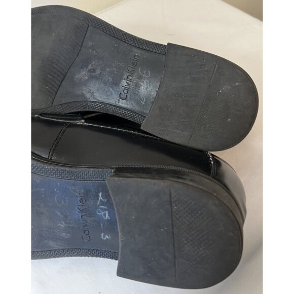 Calvin Klein Fernando Men’s Dress Shoe 11.5 Slip On Black, Very Nice Dress Shoes - Picture 7 of 8
